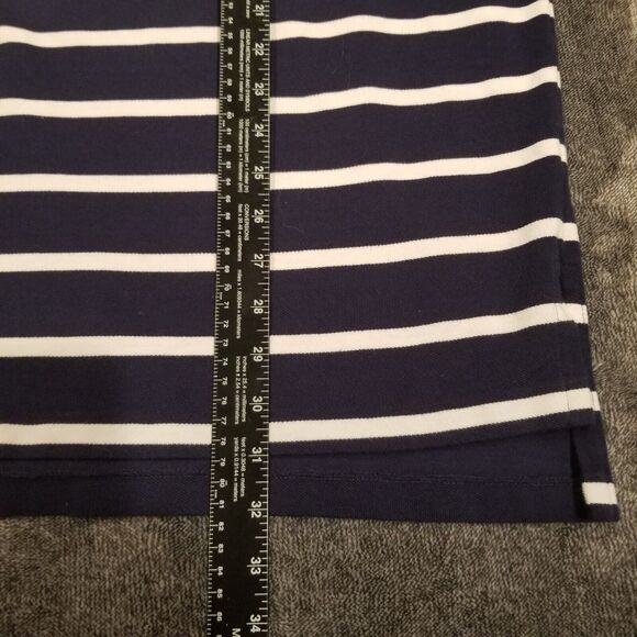 Polo Ralph Lauren Mens Blue/White Striped Polo Shirt Size XXL - Picture 5 of 8